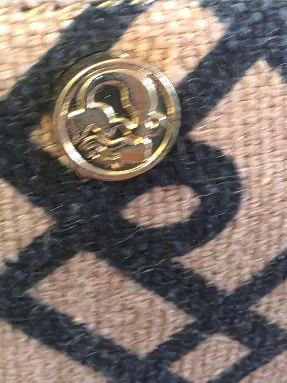 Spartina 449 Red, Black & Tan Patterned Satchel